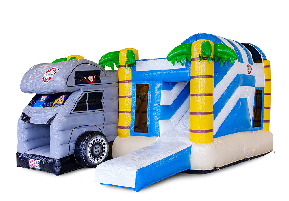 Kup promocyjny, wykonany na zamówienie, wielozadaniowy dmuchane zamki kempingowy Dülmen Dümo. Zamów teraz nadmuchiwane dmuchane zamki reklamowe we własnej identyfikacji wizualnej w JB Dmuchańce Polska